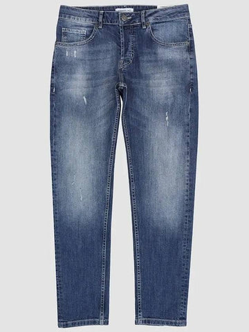 IKALOOK ITALY Normal Scratch Men's Medium Denim BJN101 - IKALOOOK - BALAAN 1