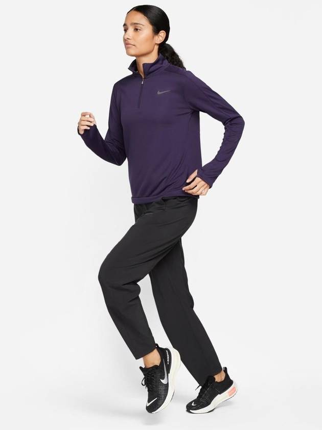 Women's Dri Fit Pacer Half Zip Sweatshirt Purple - NIKE - BALAAN 4