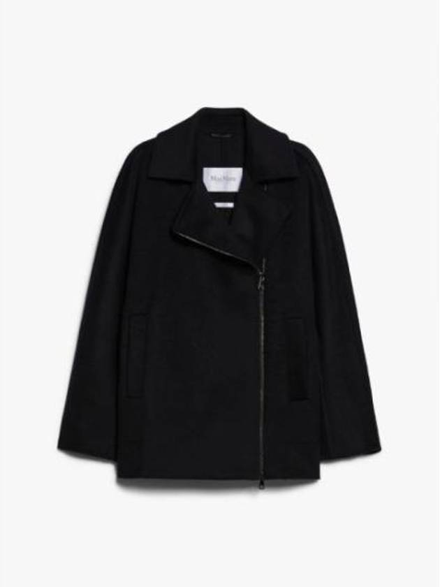 Rotondo Zip-Up Single Coat Black - MAX MARA - BALAAN 2