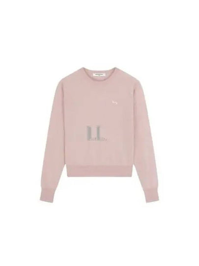 Women's Baby Fox Patch Regular Knit Top Pink - MAISON KITSUNE - BALAAN 2