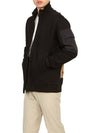 Felpa Aperta Zip-up Jacket Black - TEN C - BALAAN 6