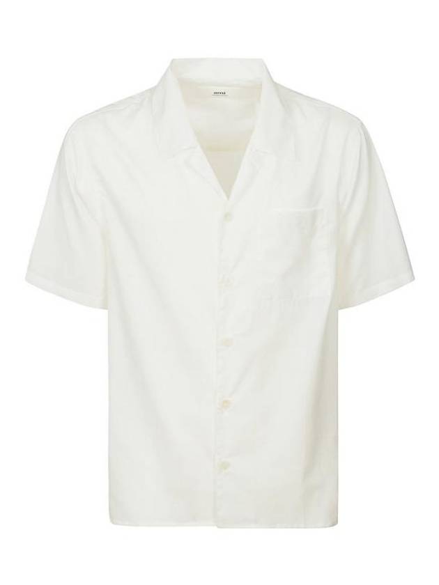 Cotton Short Sleeve Shirt White - AMI - BALAAN 2