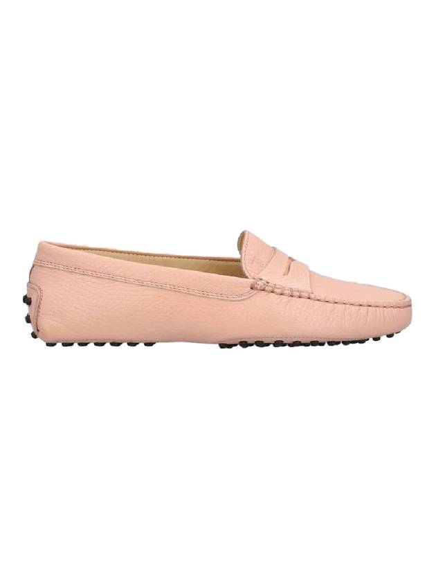 Gomini Leather Driving Shoes Coral Pink - TOD'S - BALAAN 1