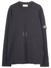 Compass Badge Ribbed Cotton Knit Top Black - STONE ISLAND - BALAAN 2