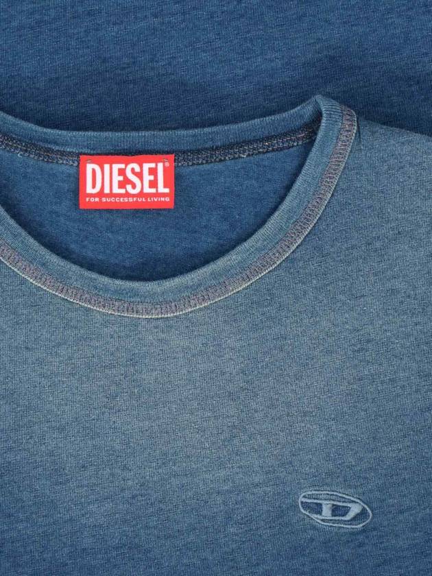 T Boxt R11 Crewneck Short Sleeve T-Shirt Blue - DIESEL - BALAAN 4