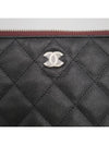 Large Classic Caviar Silver Logo Clutch Bag Black - CHANEL - BALAAN 10