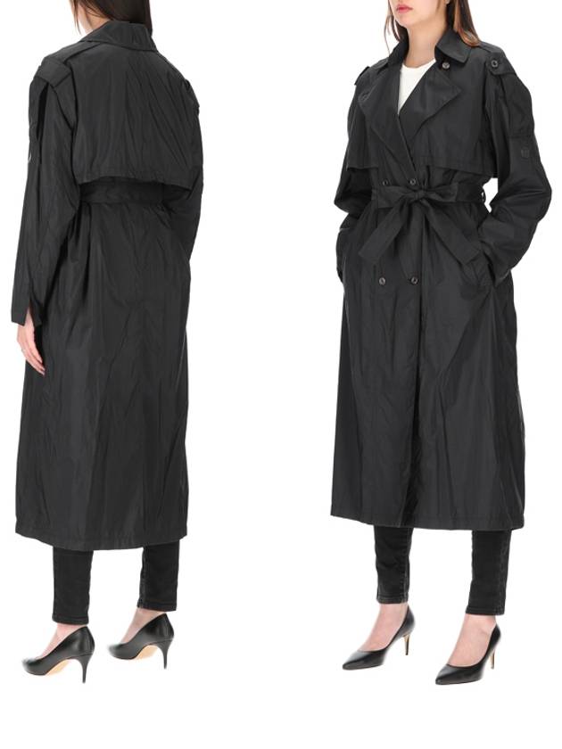 Deva Nylon Trench Coat Black - MONCLER - BALAAN 2