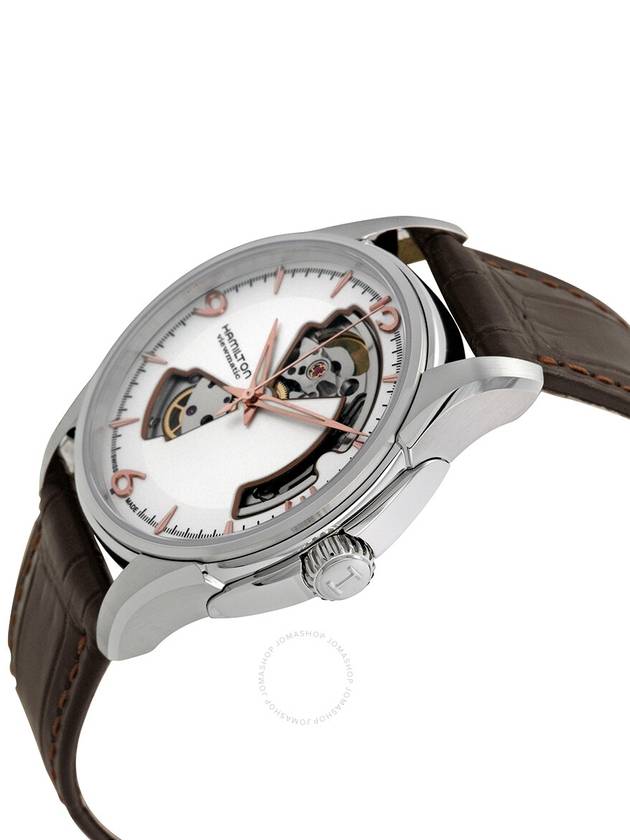 Men's Jazzmaster Open Heart Watch Brown - HAMILTON - BALAAN 3