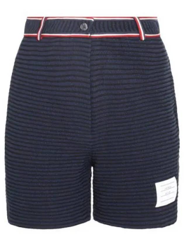 Waste RWB Trim High Shorts Navy - THOM BROWNE - BALAAN 2