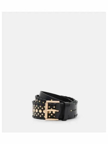 Ronnie studded woven belt W048XA 6405 - ALLSAINTS - BALAAN 1