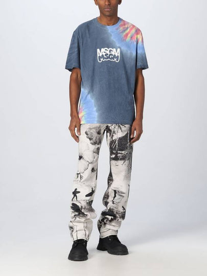 T-shirt Msgm con logo e stampa tie dye - MSGM - BALAAN 2