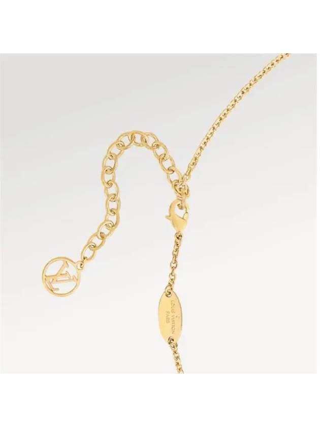 LV Iconic Crystal Necklace Gold - LOUIS VUITTON - BALAAN 4