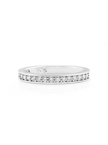 Matrix Rhodium Plated Ring Silver - SWAROVSKI - BALAAN 1