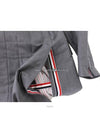 Super 120s Down Chesterfield Single Coat Grey - THOM BROWNE - BALAAN 9