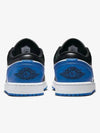 Air Jordan 1 Low Top Sneakers Royal Blue Black - NIKE - BALAAN 6