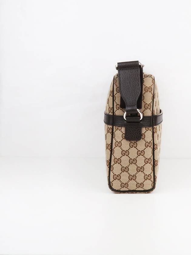 GG Monogram Canvas Messenger Bag Beige - GUCCI - BALAAN 5