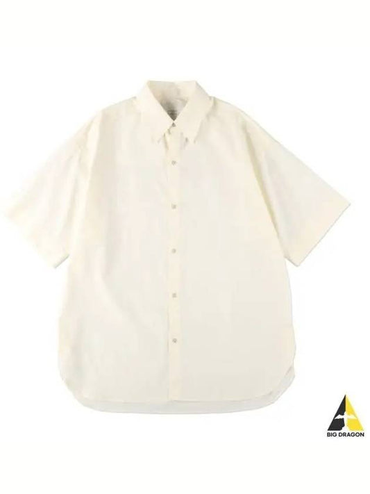 24 SORONO OVERSIZED SHORT SLEEVE SHIRT PARCHMENT 883 - STUDIO NICHOLSON - BALAAN 1