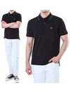 Embroidery Logo Polo Shirt Black - CP COMPANY - BALAAN 3