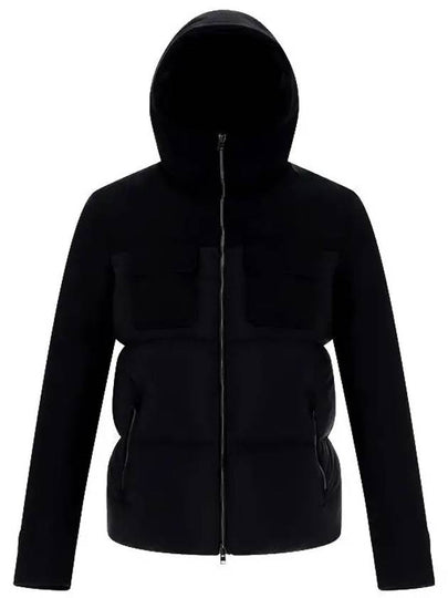 Flap Pocket Hooded Padding Black - HERNO - BALAAN 2