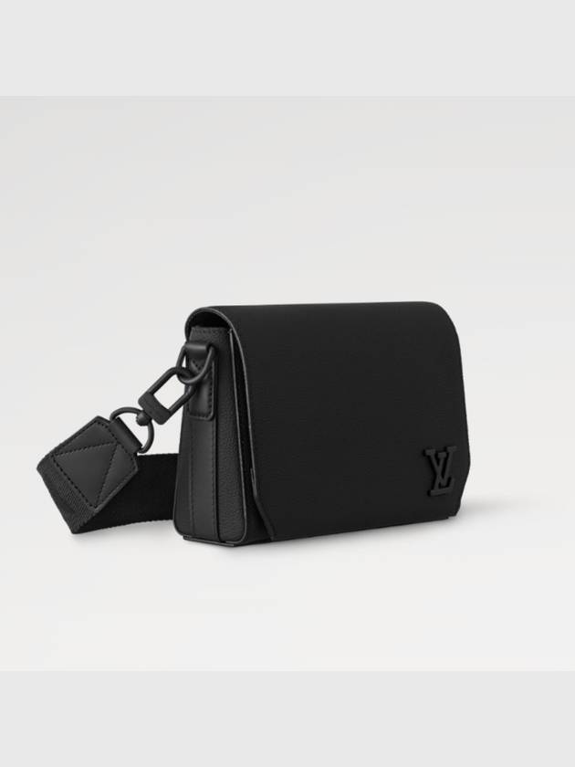 Takeoff PM Aerogram Messenger Bag Black - LOUIS VUITTON - BALAAN 3