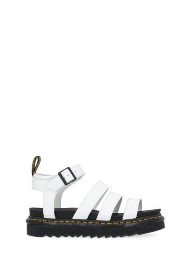 Blaire Hydro Leather Strap Sandals White - DR. MARTENS - BALAAN 1