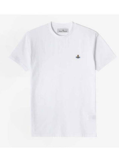 ORB Logo Cotton Short Sleeve T-Shirt White - VIVIENNE WESTWOOD - BALAAN 2