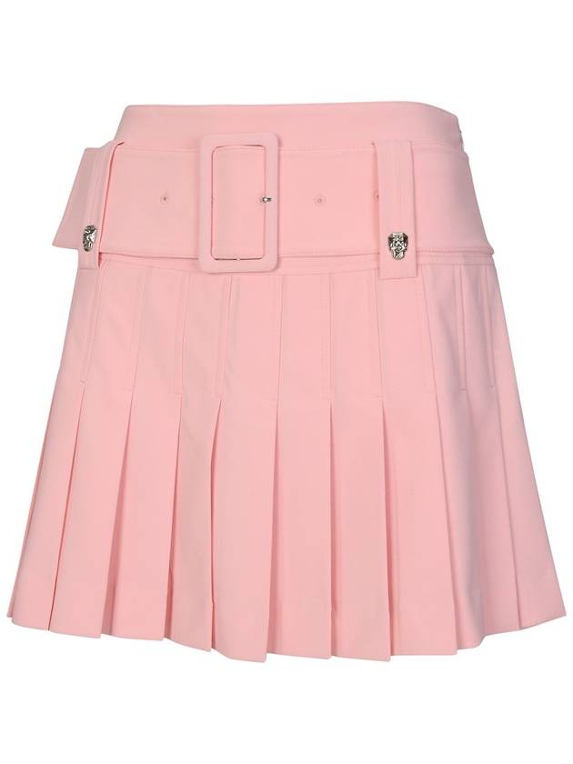 Skull Big Buckle Pleated Skirt CR - PASSARDI - BALAAN 1