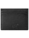 5cc Tape Soft Grain Card Wallet Black - MONTBLANC - BALAAN 1