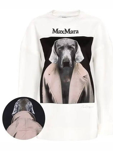 Ivory BACCO Sweatshirt 004 1209708 - MAX MARA - BALAAN 1