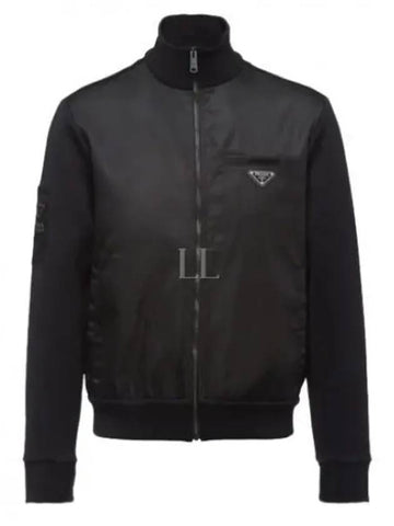 24 UJL189 11JE F0806 Nylon triangle logo jacket - PRADA - BALAAN 1