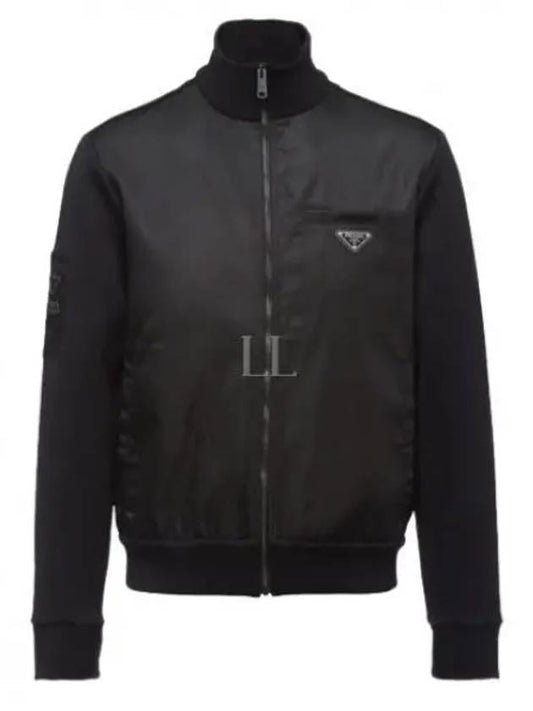 24 UJL189 11JE F0806 Nylon triangle logo jacket - PRADA - BALAAN 1