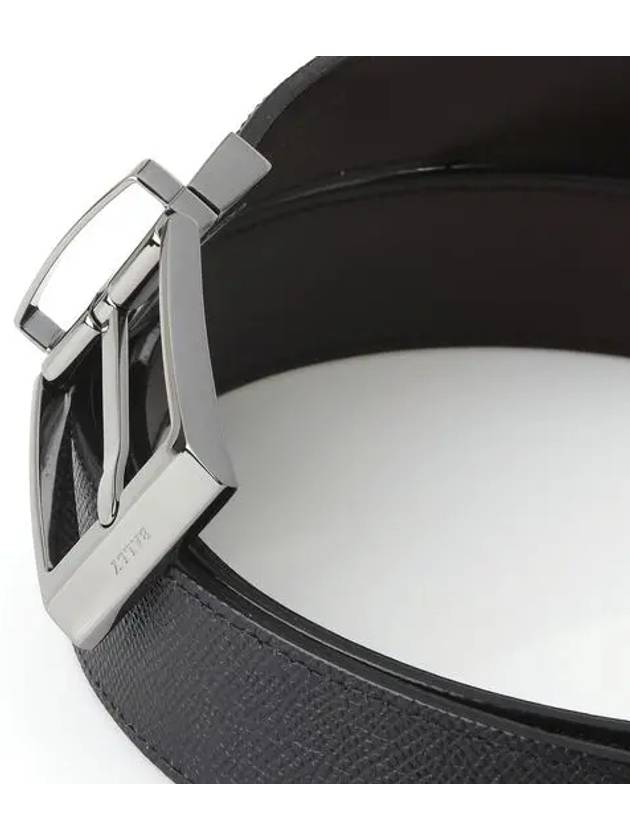 Schiff Reversible Leather Belt Black - BALLY - BALAAN 5