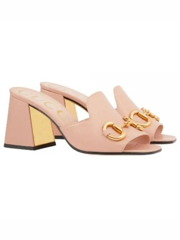 Women's Horsebit Slide Sandals Pink - GUCCI - BALAAN 2