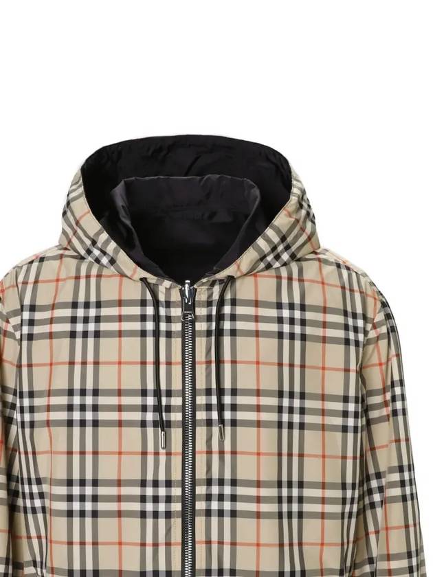 24 Reversible Vintage Check Double sided Jacket Recycled Polyester - BURBERRY - BALAAN 5