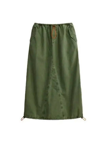 Drawcord Skirt Women OG 107 Green - ALPHA INDUSTRIES - BALAAN 1