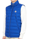 Albyt Padded Down Vest Blue - MONCLER - BALAAN 4