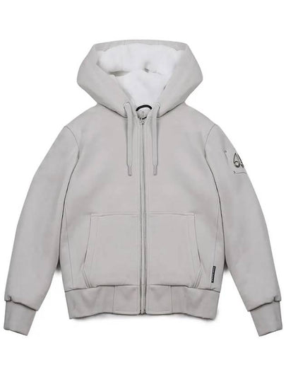 Classic Bunny 2 Zip Up Hoodie White Lining Willow Grey - MOOSE KNUCKLES - BALAAN 2