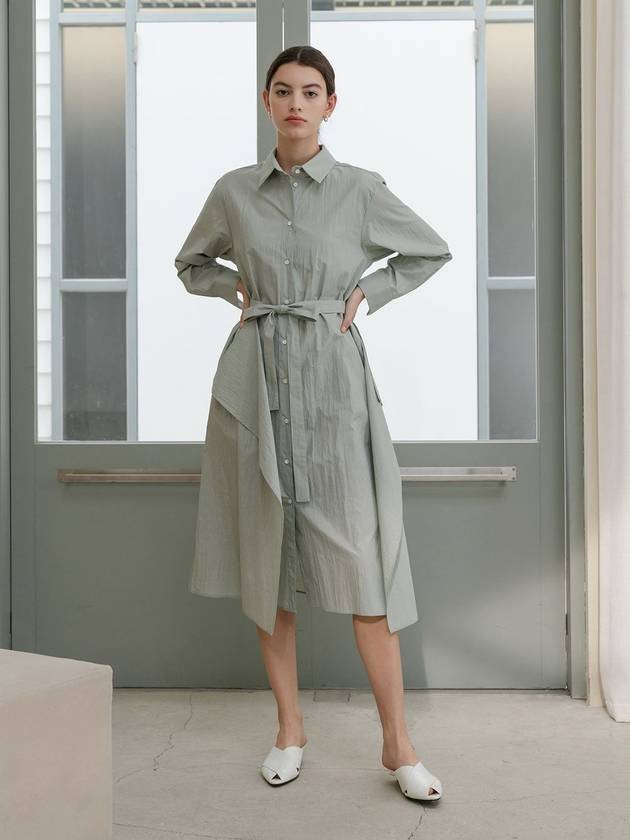 Pastel Green Shirtdress - YOUNESS - BALAAN 3