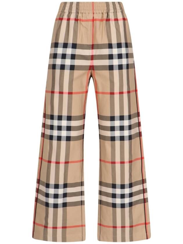 Burberry Trousers Beige - BURBERRY - BALAAN 1