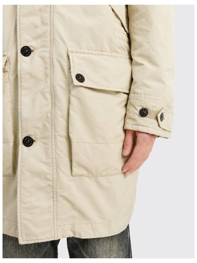 GD DAVID TC David down parka jacket beige 771570449 V0090 - STONE ISLAND - BALAAN 4