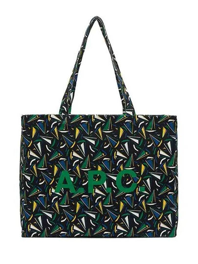 Diane Boat Pattern Tote Bag Green - A.P.C. - BALAAN 2