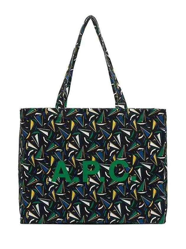 Diane Boat Pattern Tote Bag Green - A.P.C. - BALAAN 3