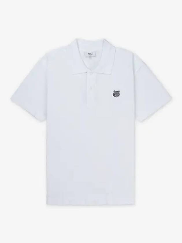 Piquet Polo Shirt White - MAISON KITSUNE - BALAAN 2