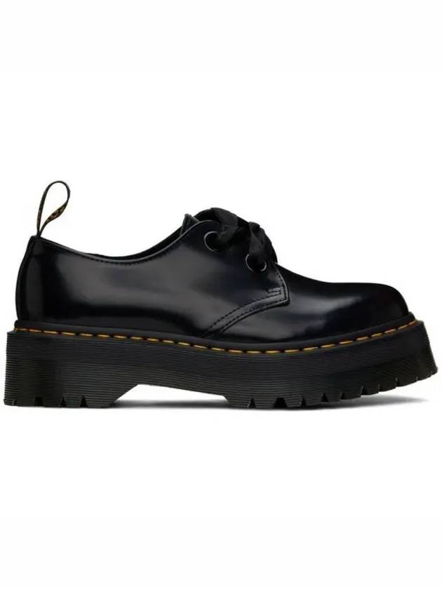 Black Holly Leather Platform Derby Shoes 241399F120004 270993 1147573 - DR. MARTENS - BALAAN 1