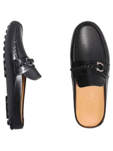 Ferragamo Bloafer Gancini Moccasin Driver Mule - SALVATORE FERRAGAMO - BALAAN 1