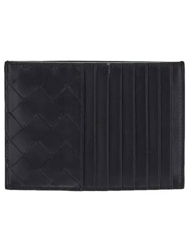 Intrecciato Coin Pocket Leather Card Wallet Black - BOTTEGA VENETA - BALAAN 2