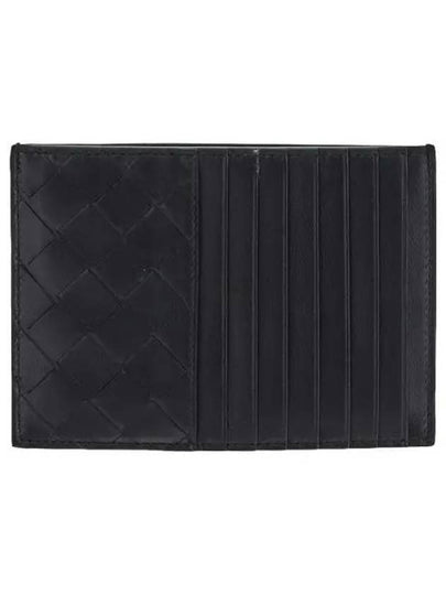 Intrecciato Coin Pocket Leather Card Wallet Black - BOTTEGA VENETA - BALAAN 2