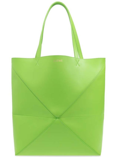 Loewe ‘Puzzle Medium’ Shopper Bag, Women's, Green - LOEWE - BALAAN 1