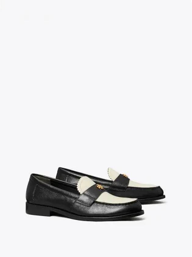 Classic Loafer Flat Shoes Black Ivory Domestic Product GM0024080695821 - TORY BURCH - BALAAN 1