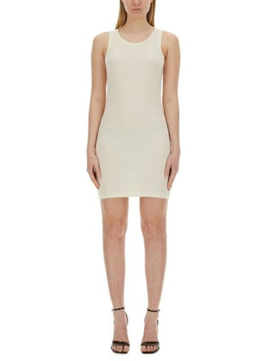 Midi Dress O01HW609 C05 IVORY - HELMUT LANG - BALAAN 1